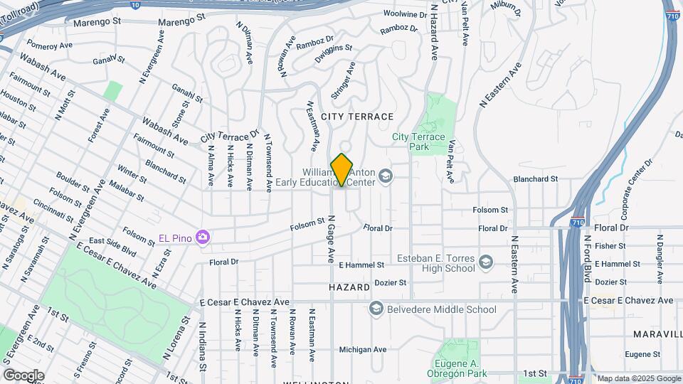 837 N Herbert Ave Map and Location Details