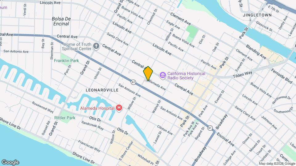 2118 Alameda Ave Map and Location Details