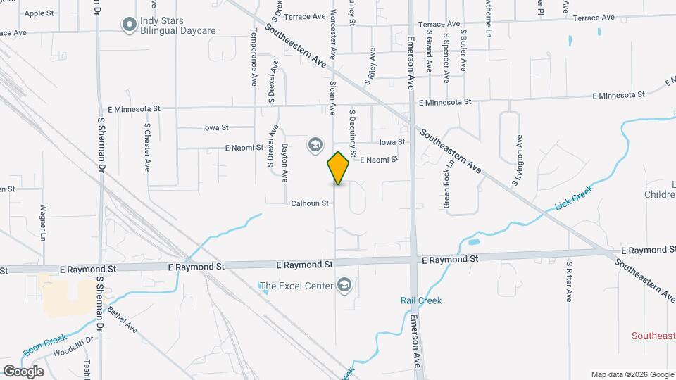 1933 Sloan Ave Map and Location Details