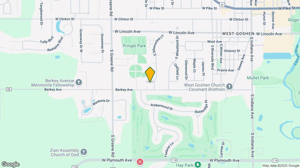 527 S Silverwood Ln Map and Location Details
