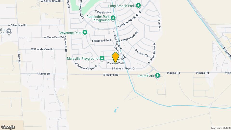 545 E Navajo Trail Mapa y Detalles de la Ubicación