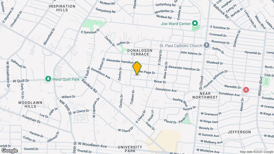 635 Bexar Dr, Unit 1624 Map and Location Details