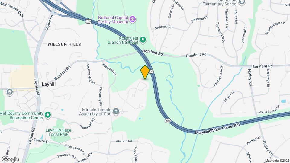 14413 Long Green Dr Map and Location Details