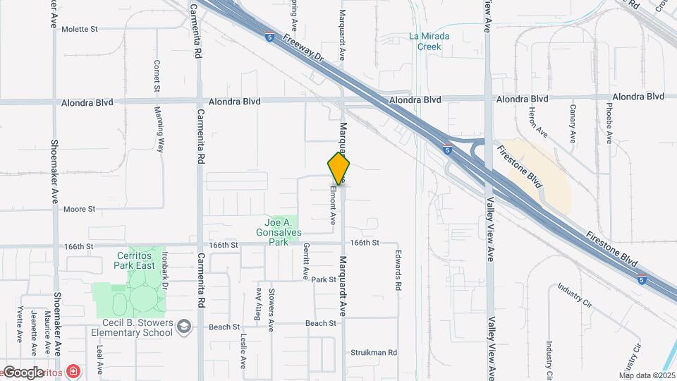 16336 Elmont Ave Map and Location Details