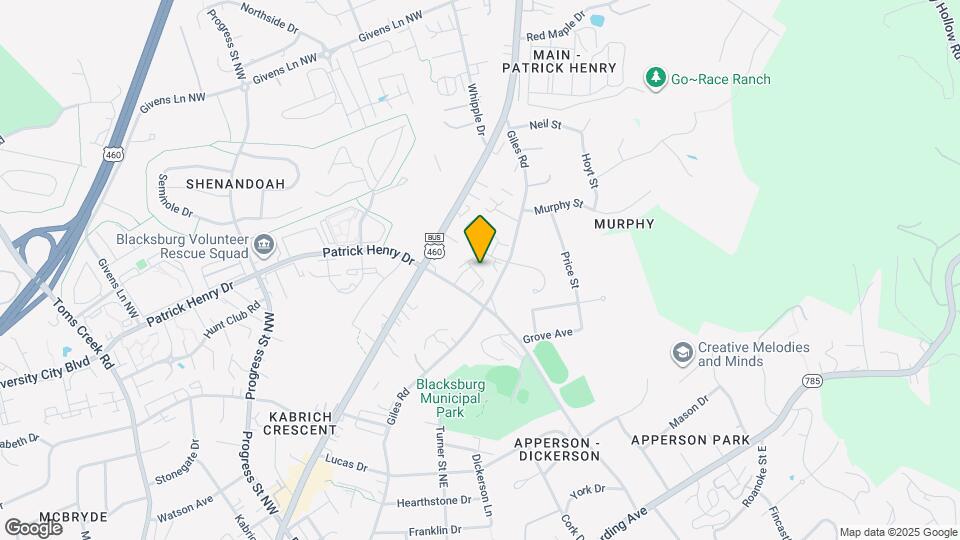 834 Patrick Henry Dr Mapa y Detalles de la Ubicación
