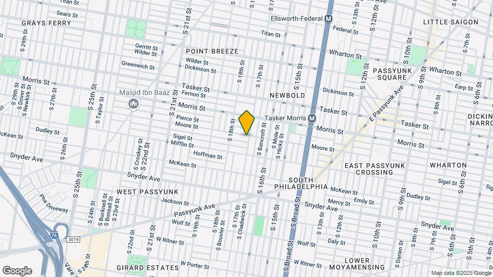 1806 S 17th St Map and Location Details