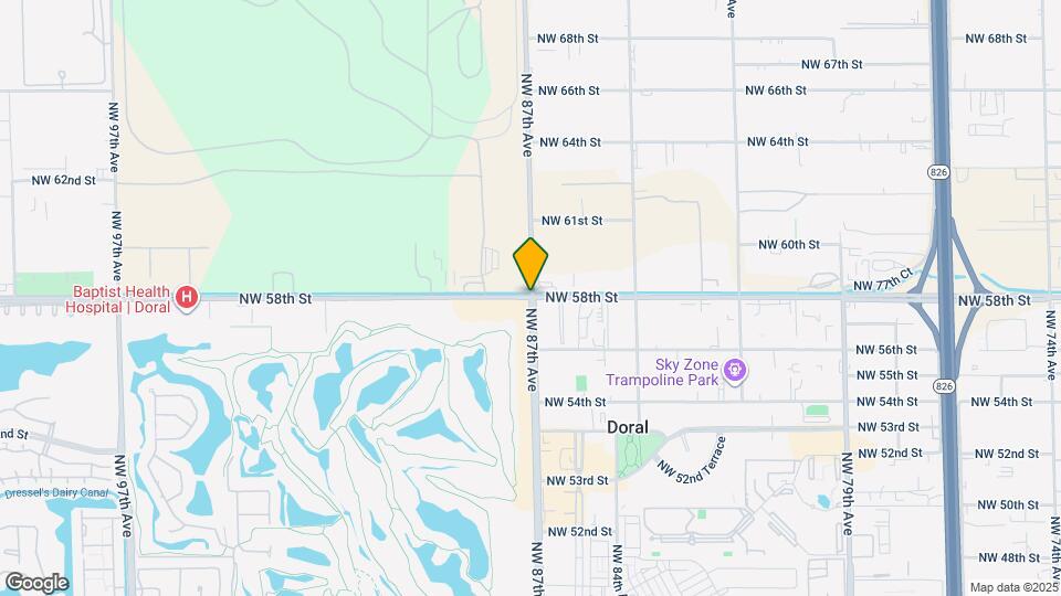 11389 NW 87th Ave Map and Location Details