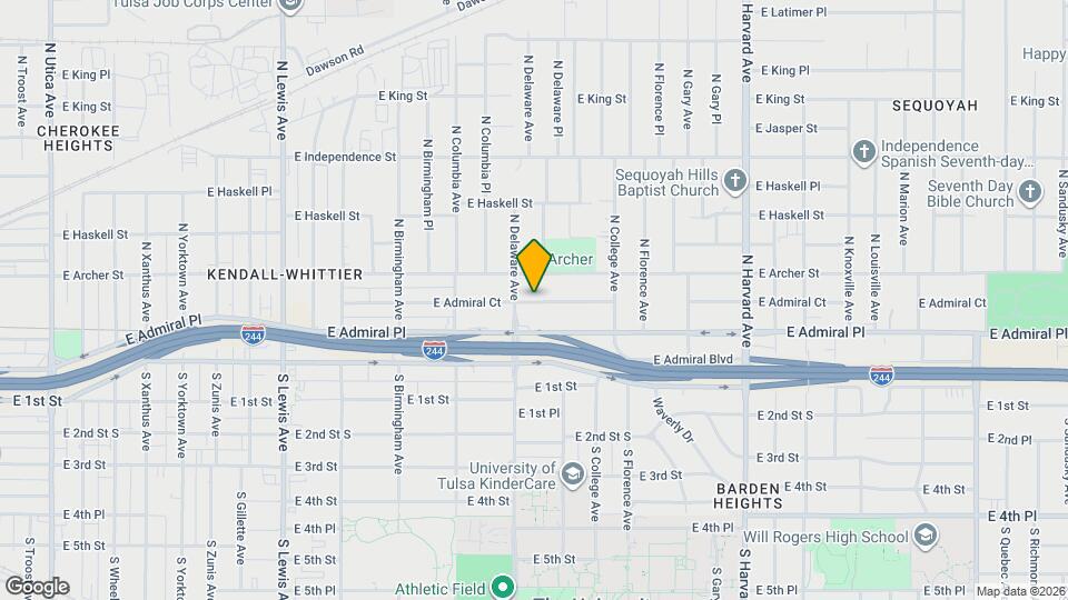 2814 E Admiral Ct Map and Location Details