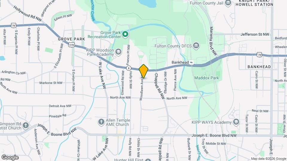 559 Woodlawn Ave NW, Unit Unit B Map and Location Details