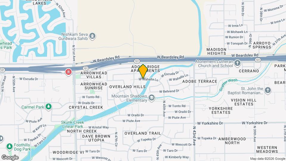 19843 N 46th Ave Map and Location Details