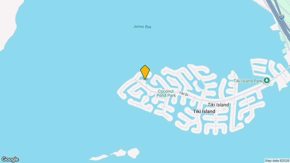 1834 Tiki Dr Map and Location Details