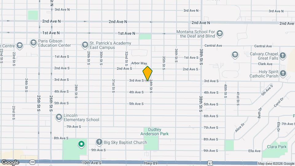 3250 3rd Ave S Map and Location Details