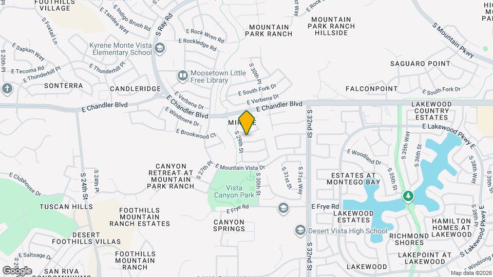 2910 E Brookwood Ct Map and Location Details