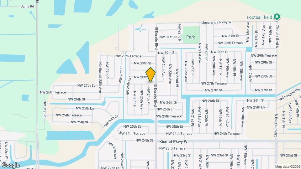 2639 NW 24th Pl Map and Location Details