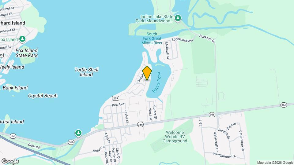 7712 Walnut St Map and Location Details