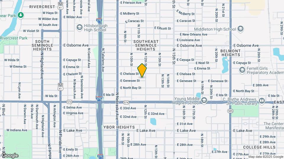 1104 E Genesee St Map and Location Details