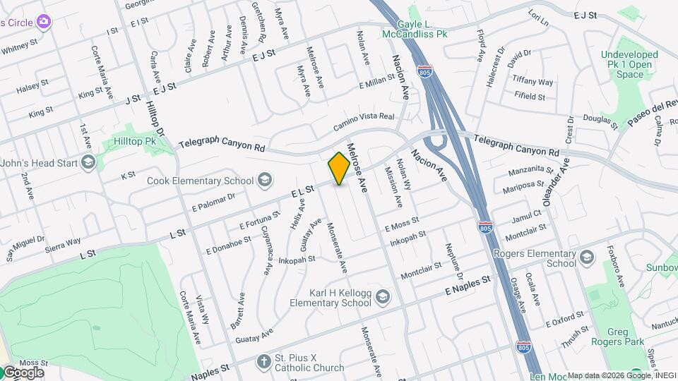 917 Myra Ave Map and Location Details