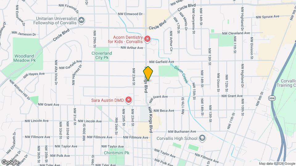 1427 NW Kings Blvd Map and Location Details