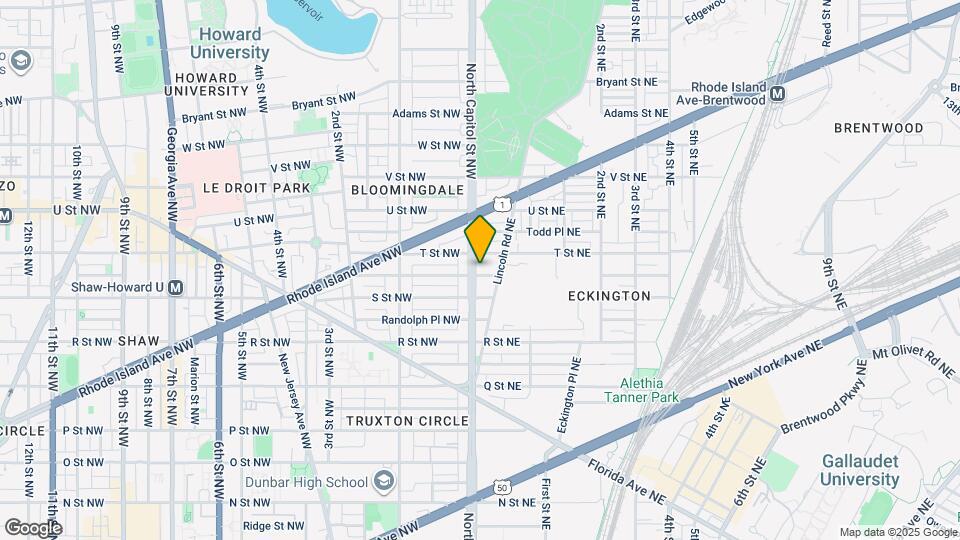 1827 North Capitol St NE Map and Location Details