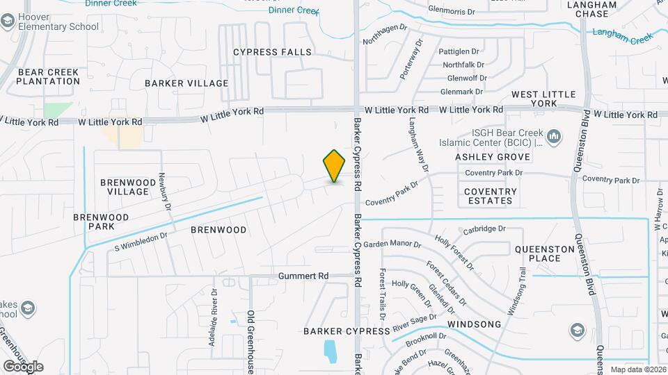 18155 Bethany Manor Ct Map and Location Details