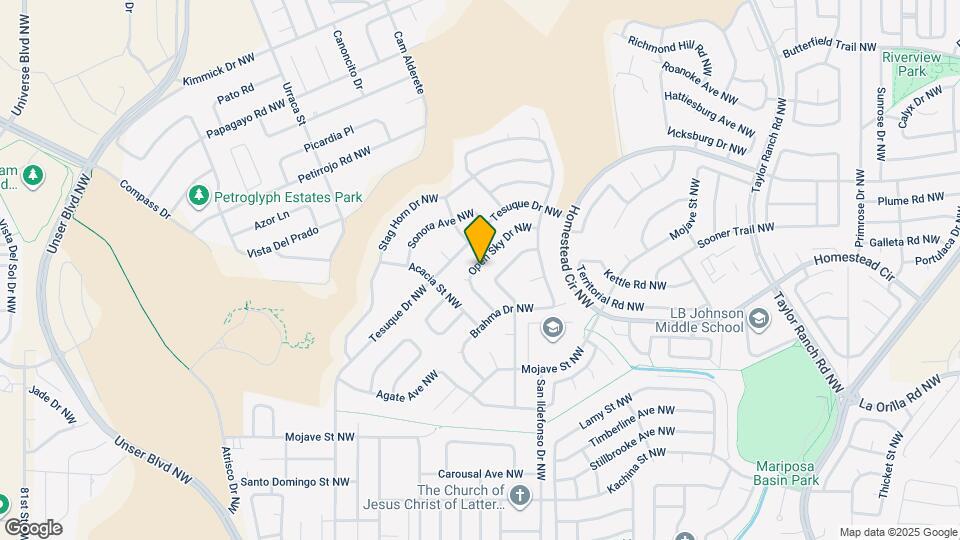 6008 Open Sky Dr NW Mapa y Detalles de la Ubicación