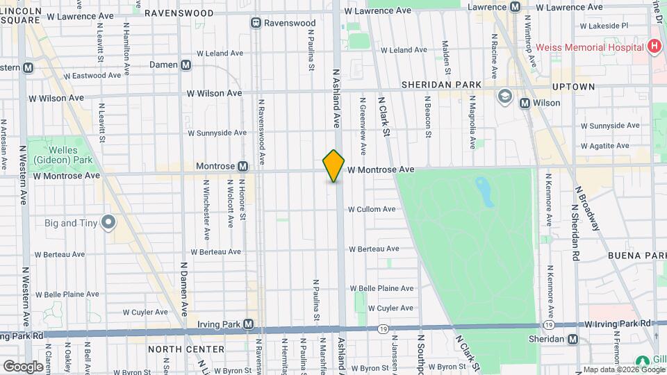 4332 N Ashland Ave, Unit M09H Map and Location Details