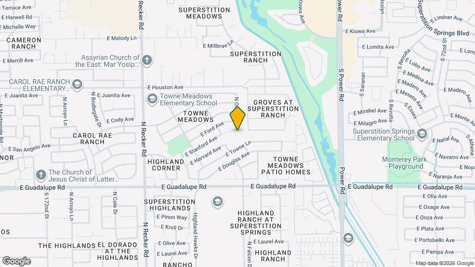 4401 E Stanford Ave Map and Location Details