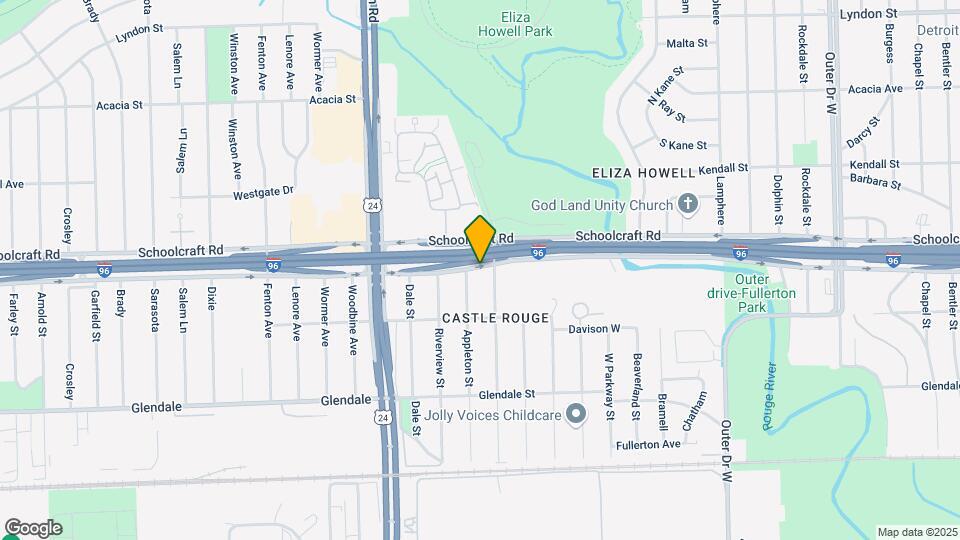 23654 Schoolcraft Rd Map and Location Details