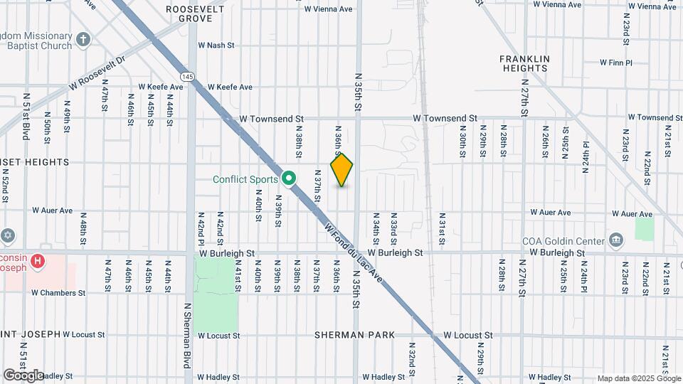 3238 N 36th St Map and Location Details
