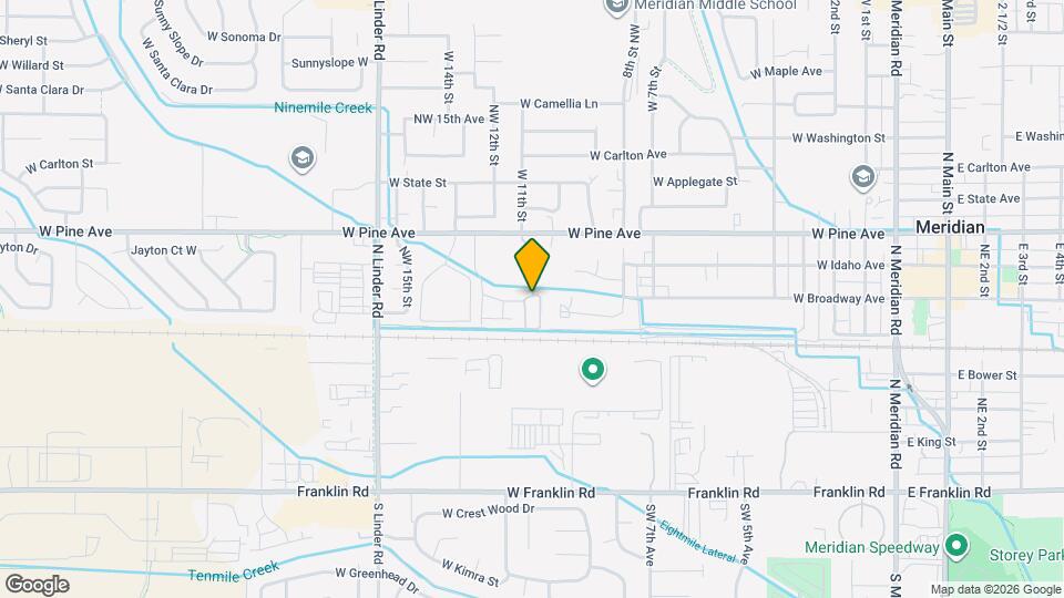 1057 W Pine Ave Map and Location Details