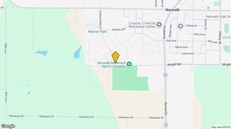 425 Wright Rd Map and Location Details