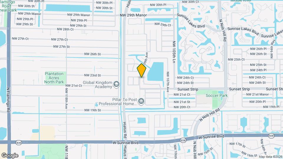 2403 NW 108th Terrace Map and Location Details