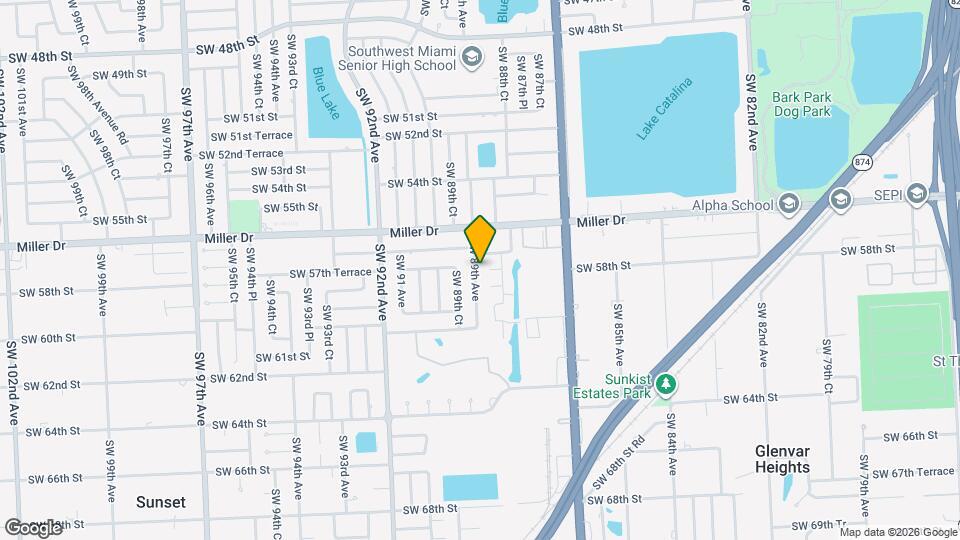5785 SW 89th Ave Map and Location Details