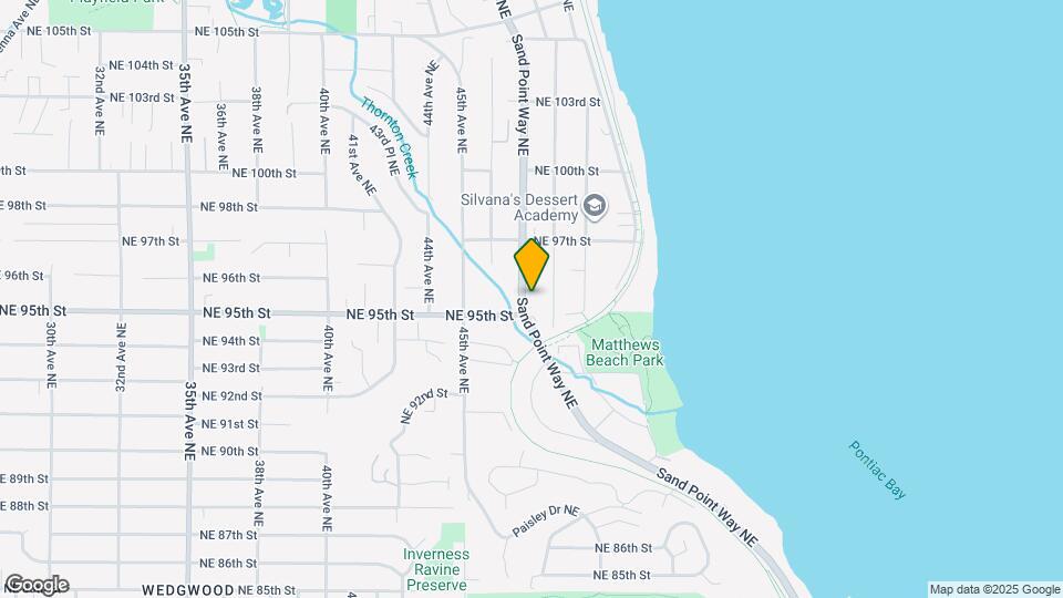 9506 Sand Point Way NE Map and Location Details