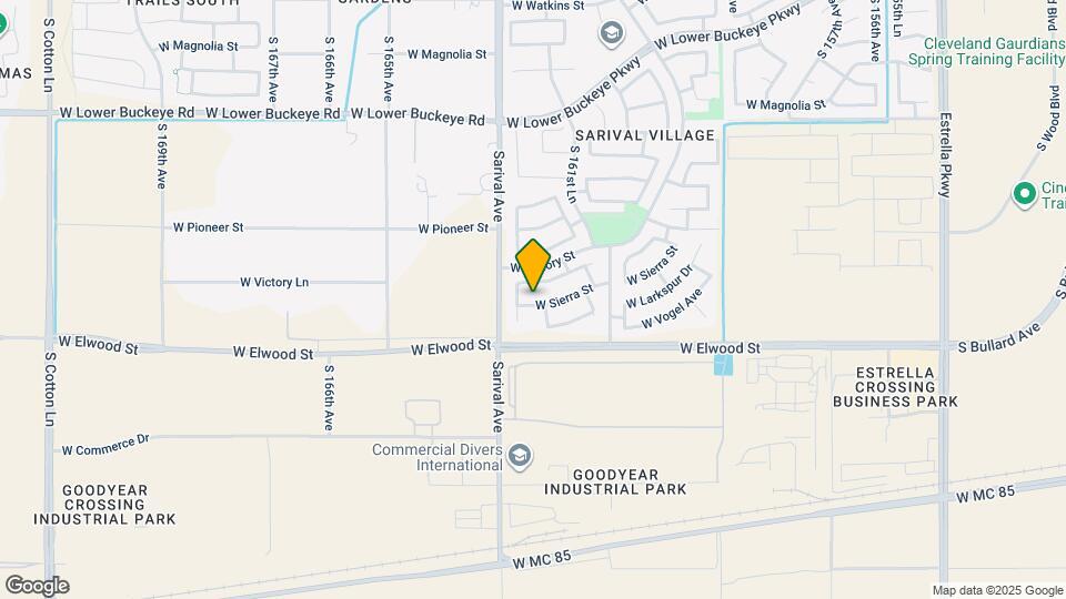 16268 W Sierra St Map and Location Details