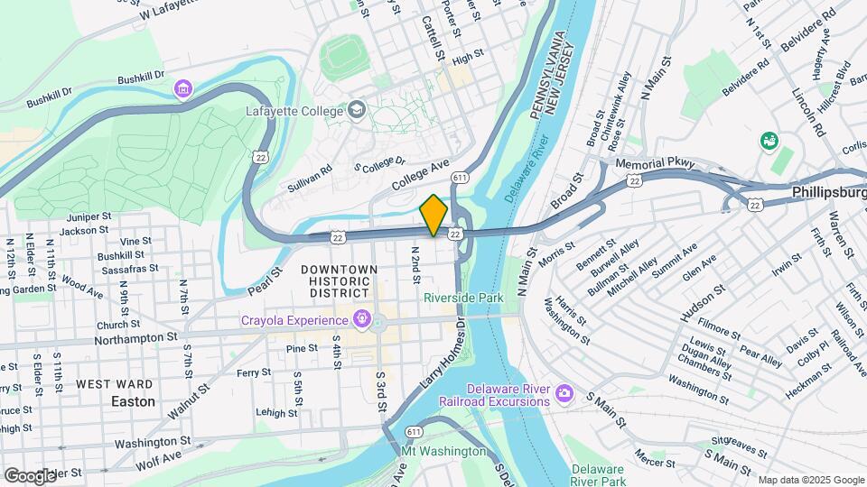 132 Bushkill St Map and Location Details