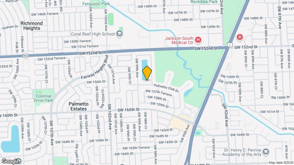 9825 Palmetto Club Dr Map and Location Details