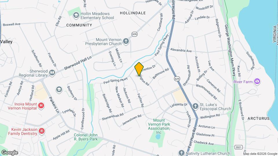 7908 Wellington Rd Map and Location Details