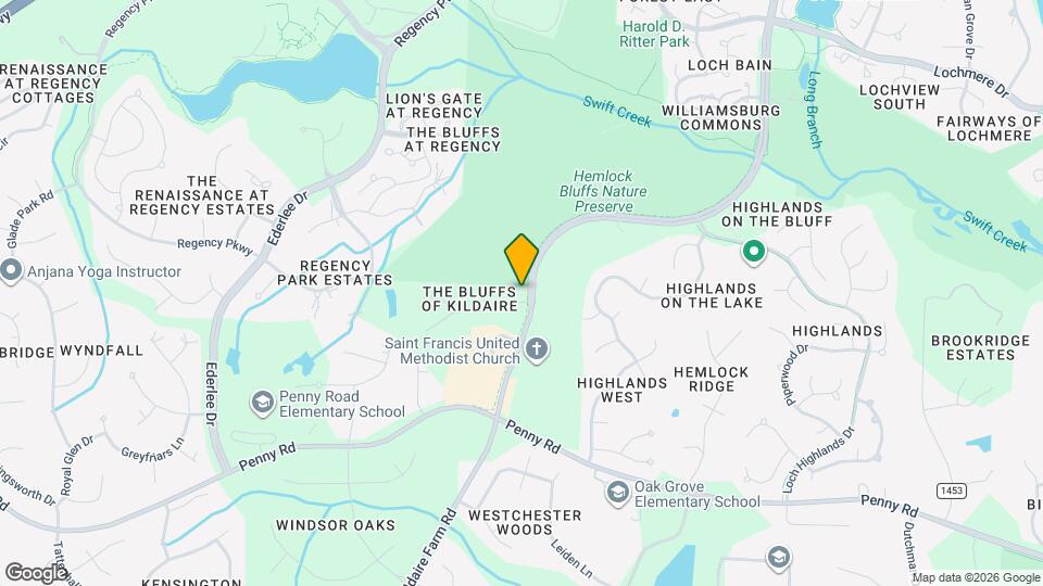 100 Steep Bank Dr Mapa y Detalles de la Ubicación