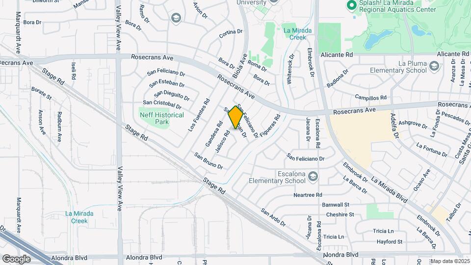 14712 Florita Rd Map and Location Details