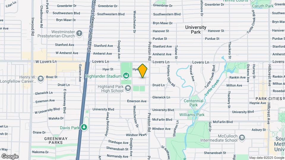 4121 Grassmere Ln Map and Location Details