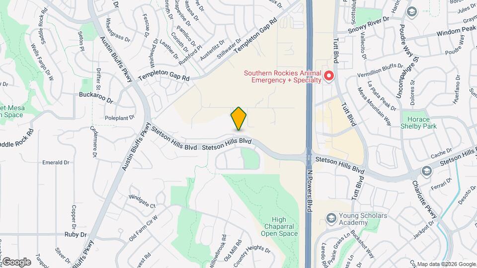 5524 Stetson Hills Blvd Map and Location Details