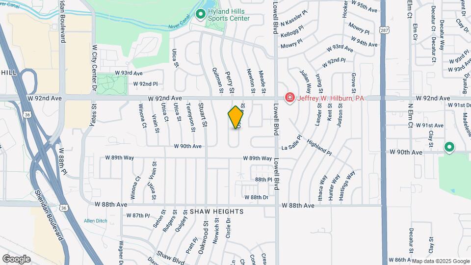 9061 Osceola St Map and Location Details