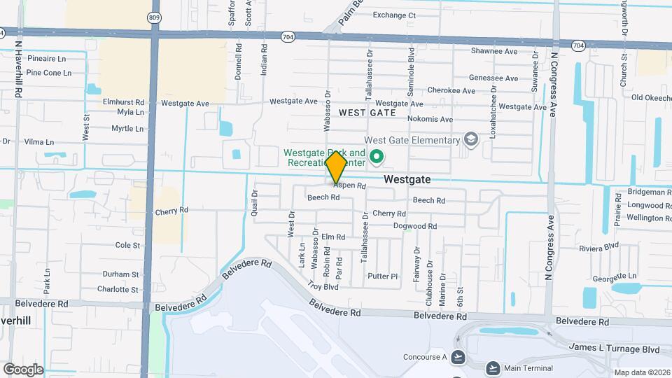 740 Aspen Rd Map and Location Details