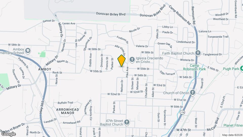 5425 Chauvin Dr Map and Location Details