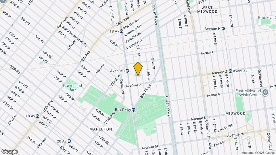 1067 E 2nd St, Unit 3rd Fl Map and Location Details