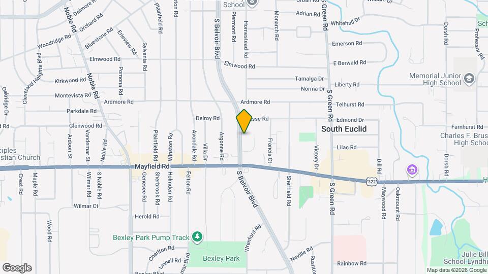 1371 S Belvoir Blvd Map and Location Details