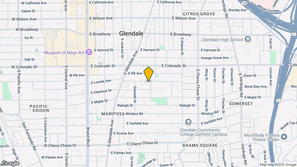 706 E Lomita Ave Map and Location Details