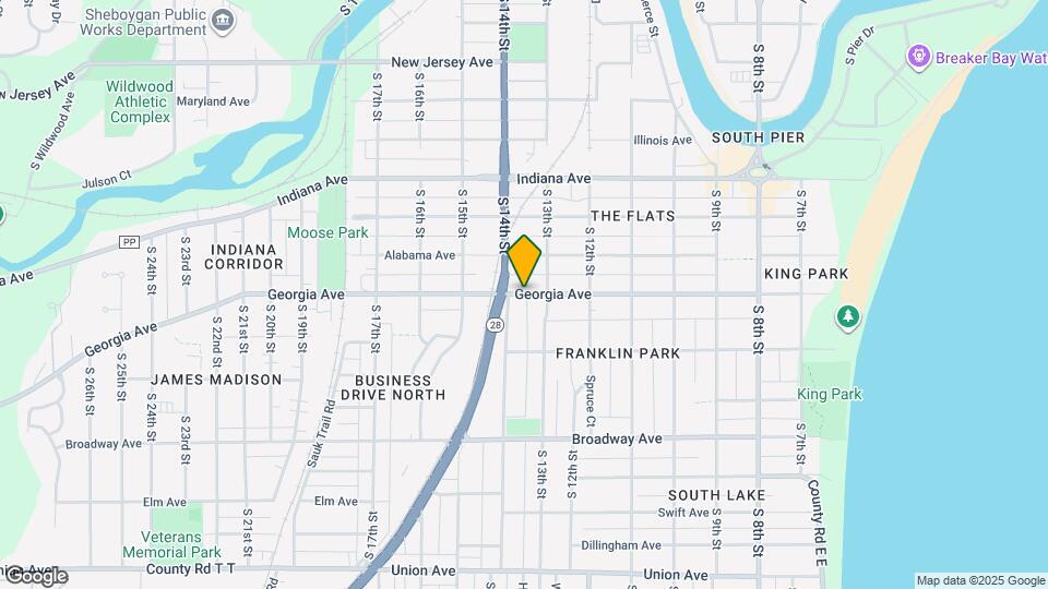 1319 Georgia Ave Map and Location Details