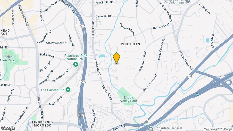 2921 Lenox Rd NE, Unit 301 Map and Location Details